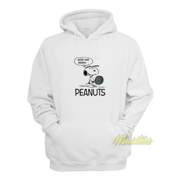 Aced Him Again Peanuts Snoopy Hoodie