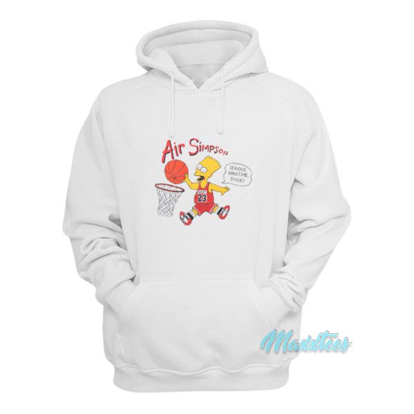 Air Bart Simpson Serious Hangtime Dude Hoodie