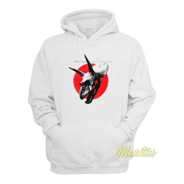 Alice In Chains The Devil Put Dinosaurs Red Hoodie