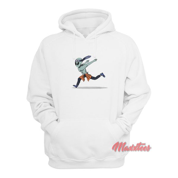 Alien Area 51 Naruto Run Hoodie