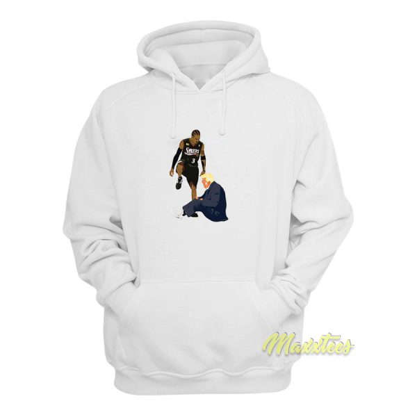 Allen Iverson Steps Over Donald Trump Hoodie