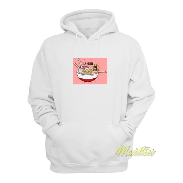 Amen Ramen Jesus Hoodie