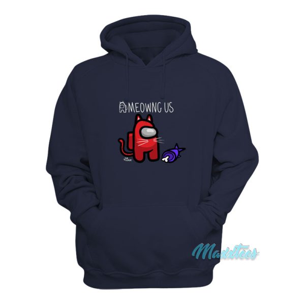 Ameowing Us The Pizzacat Among Us Cat Hoodie