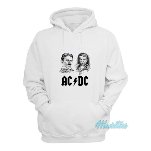 Angus Ac Dc Nikola Tesla Thomas Edison Hoodie