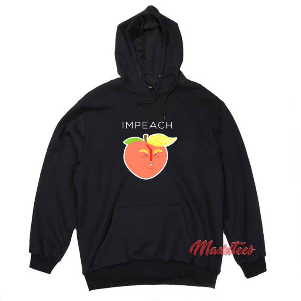 Anti Trump Peach Emoji Hoodie