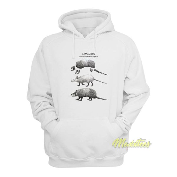 Armadillo Opossum Heavy Armor Hoodie