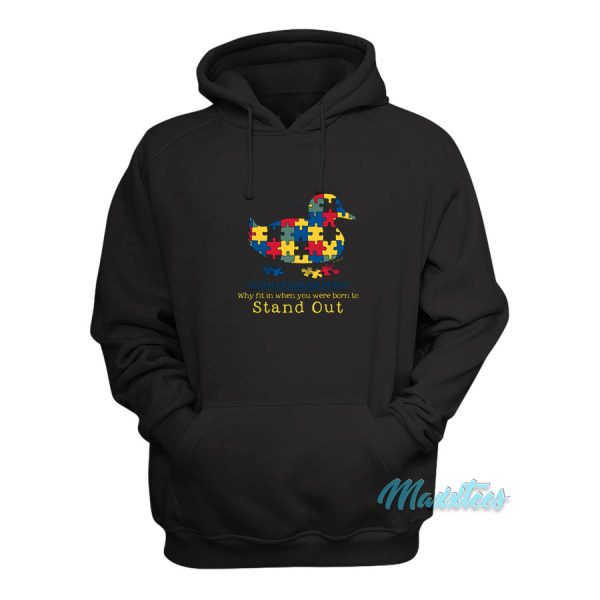 Autism Awareness Month Duck Hoodie