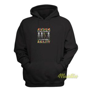 Autism Its Not Disability Hoodie 2