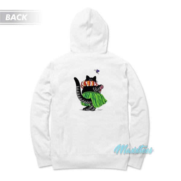 B Kliban Cat Hula Hawaii Hoodie