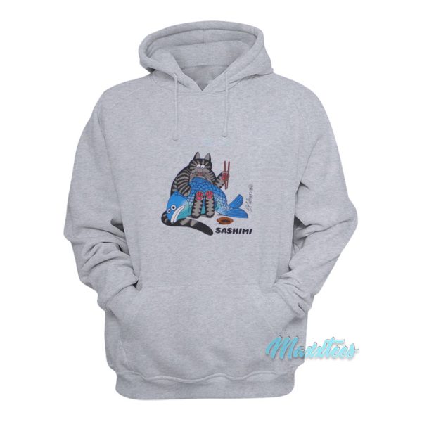 B Kliban Cat Sashimi Hoodie