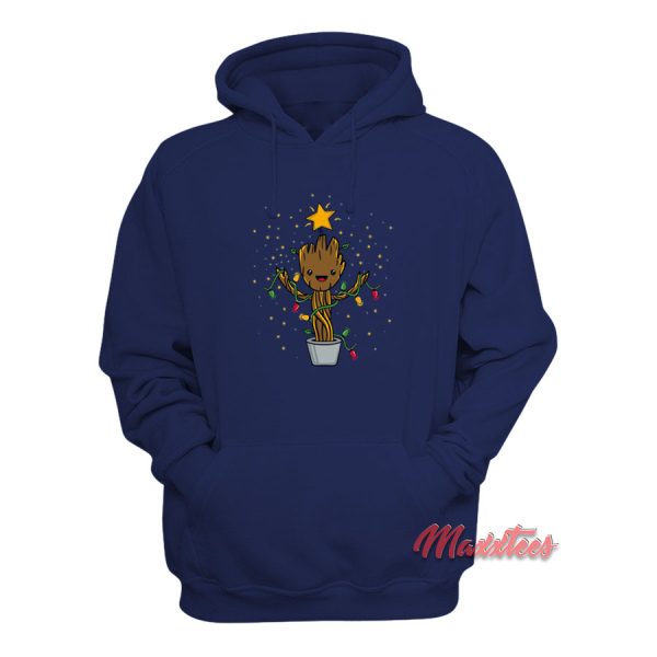 Baby Groot Tree Christmas Hoodie