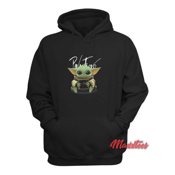 Baby Yoda Hug Pink Floyd Album Hoodie