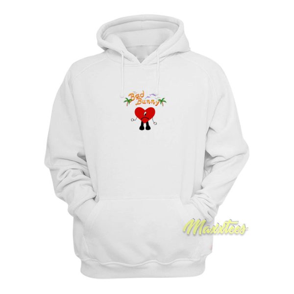 Bad Bunny Sad Heart Hoodie