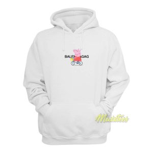 Balenciaga Peppa Pig Bicycle Parody Funny Hoodie 1