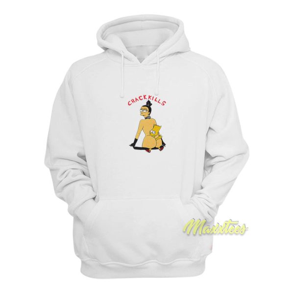 Bart Simpson Crack Kills Hoodie