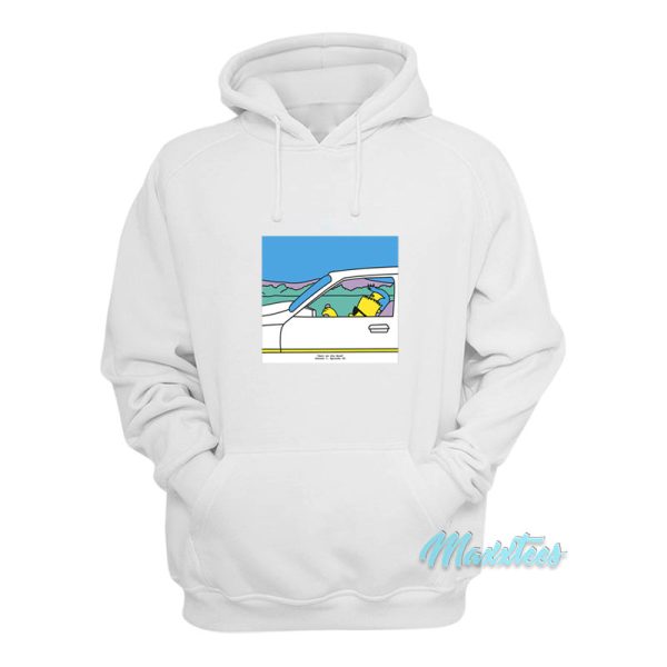 Bart Simpson Driving A Car Hoodie