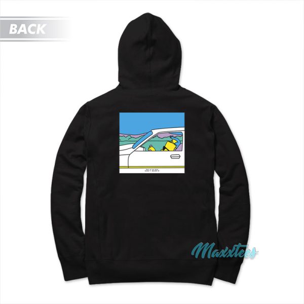 Bart Simpson Driving Scenic Hoodie