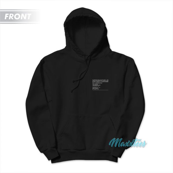 Bart Simpson Driving Scenic Hoodie