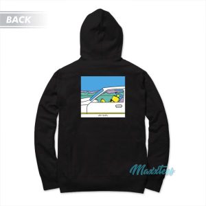 Bart Simpson Driving Scenic Hoodie 3