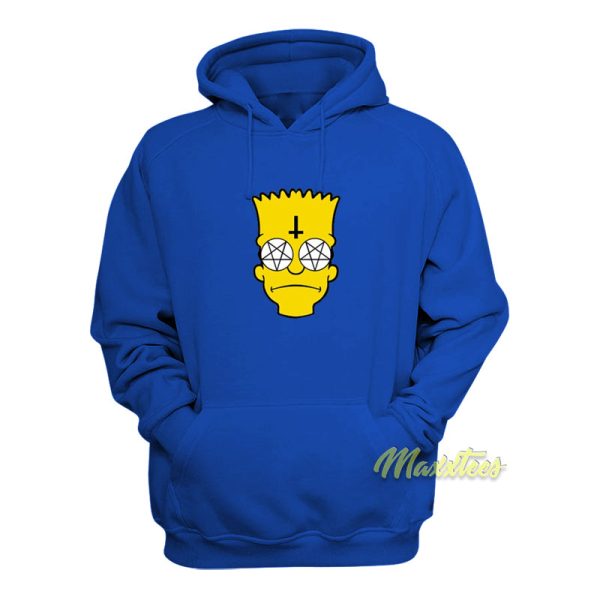 Bart Simpson Head Big Eyes The Simpson Hoodie