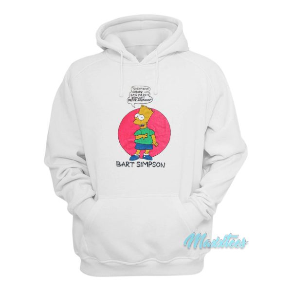 Bart Simpson I Didn’t Do It Hoodie