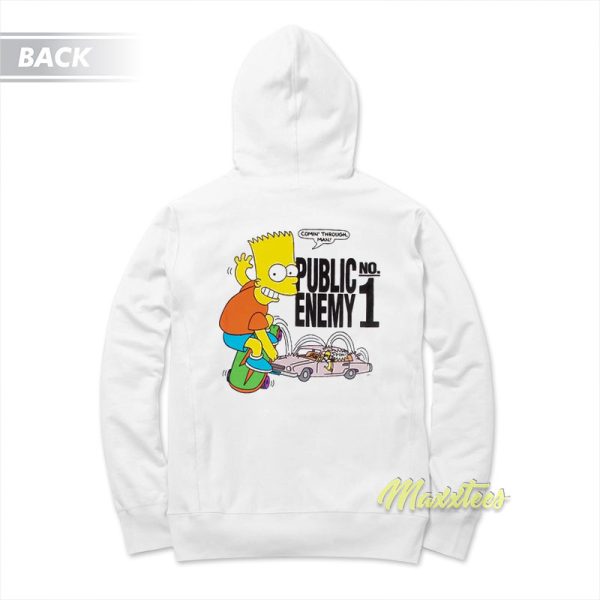 Bart Simpson Public Enemy Hoodie