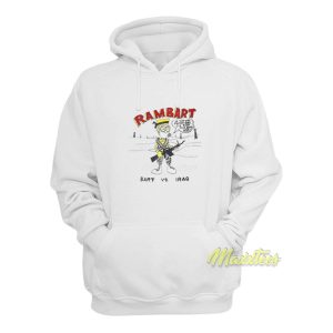 Bart Simpson Rambart Hoodie 1