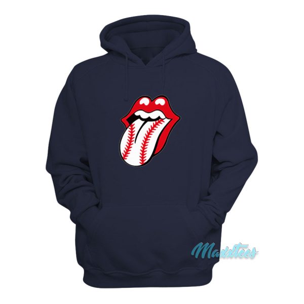 Baseball Lips Hoodie Cheap Custom