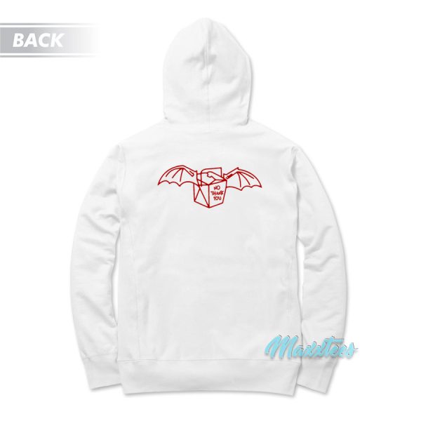 Bat Fried Rice No Thank You Hoodie