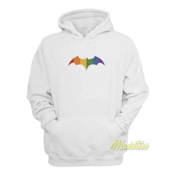 Batwomen Logo Rainbow Hoodie