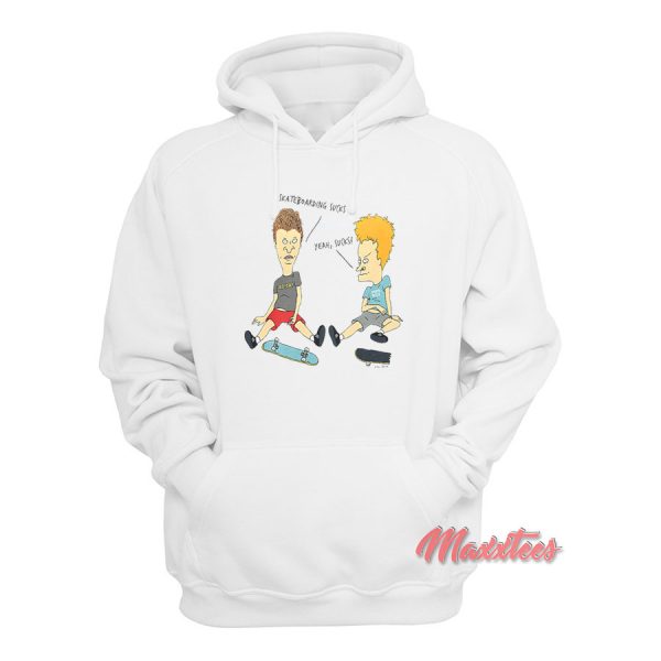 Beavis And Butt-head Skateboarding Sucks Hoodie