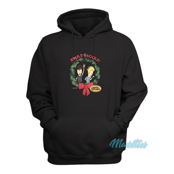 Beavis and Butt Head MTv Xmas Rocks Hoodie