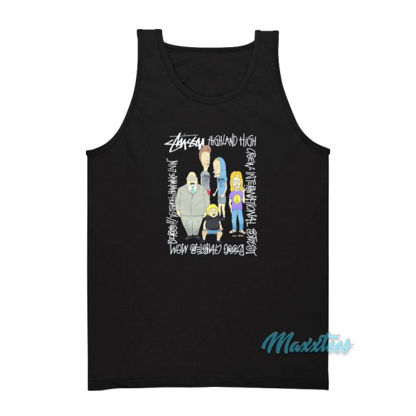 Beavis and Butt Head x Stussy Tank Top