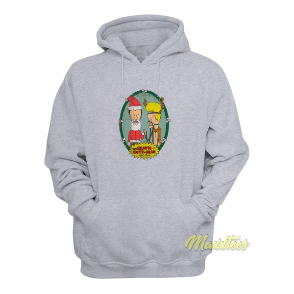 Beavis and Butthead Santa Christmas Hoodie