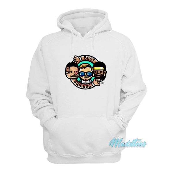 Best Friends and Orange Cassidy Trio Cartoon Hoodie