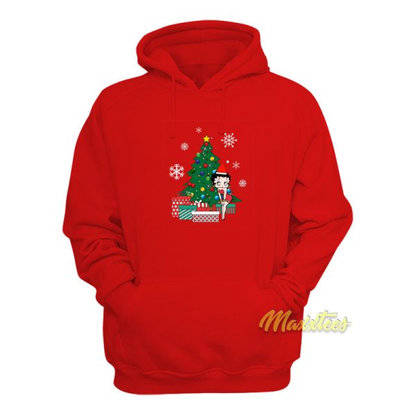 Betty Boop Around The Christmas Tree Hoodie