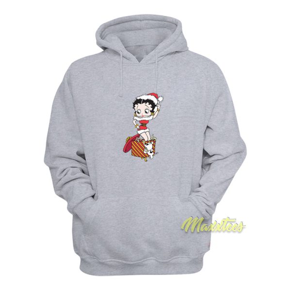 Betty Boop Christmas Present Hoodie