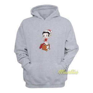 Betty Boop Christmas Present Hoodie 1 Betty Boop Christmas Present Hoodie 2