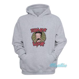 Betty Boop Zombie Love Spider Hoodie 1