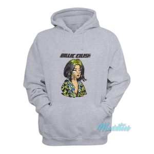 Billie Eilish Anime Portrait Hoodie 2