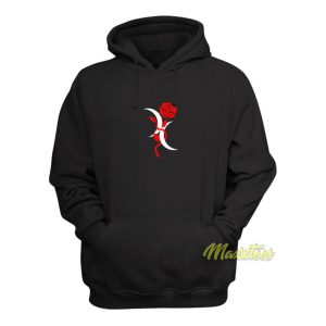 Bisexual Crescent Moon Rose Hoodie 2