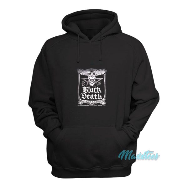 Black Death Malt Liquor Johnny Fever Hoodie