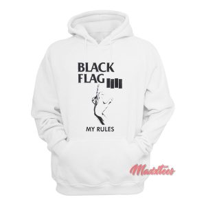 Black Flag My Rules Hoodie 1