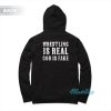 Blackcraft Wrestling Is Real God Is Fake Hoodie