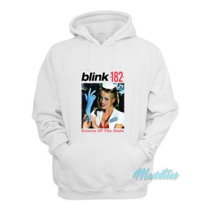 Blink 182 Enema Of The State Nurse Album Hoodie 1 Blink 182 Enema Of The State Nurse Album Hoodie 2