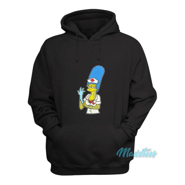 Blink 182 Mark Hoppus Marge Simpsons Nurse Hoodie