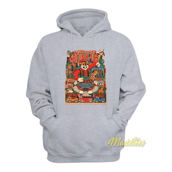 Blink 182 World Tour 23 24 Mercedes Benz Arena Hoodie