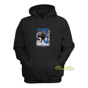 Bo Jackson Black and Blue Hoodie 1 Bo Jackson Black and Blue Hoodie 2