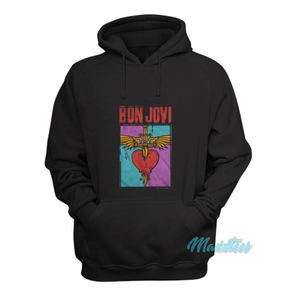 Bon Jovi Heart And Dagger Hoodie