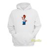 Bootleg Men’s White Garfield Parody Hoodie